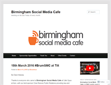 Tablet Screenshot of birminghamsocialmediacafe.wordpress.com