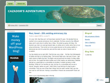 Tablet Screenshot of cazador75.wordpress.com
