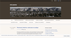 Desktop Screenshot of micasmo.wordpress.com