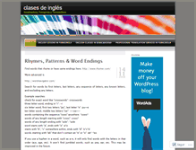 Tablet Screenshot of clasesdeinglesmalaga.wordpress.com