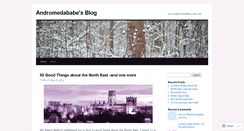 Desktop Screenshot of andromedababe.wordpress.com