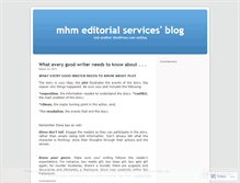 Tablet Screenshot of mhmeditorial.wordpress.com