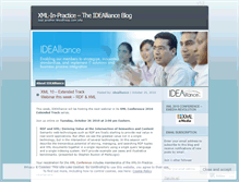 Tablet Screenshot of idealliance.wordpress.com
