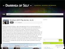 Tablet Screenshot of diarrheaofself.wordpress.com