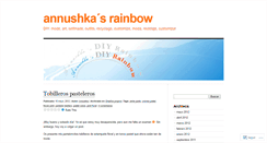 Desktop Screenshot of annushkasrainbow.wordpress.com