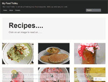 Tablet Screenshot of myfoodtrolley.wordpress.com