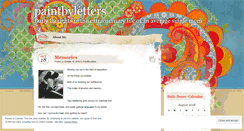 Desktop Screenshot of paintbyletters.wordpress.com