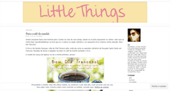 Desktop Screenshot of littlethingsforyou.wordpress.com