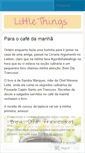Mobile Screenshot of littlethingsforyou.wordpress.com