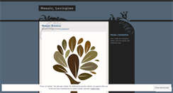 Desktop Screenshot of mosaiclexington.wordpress.com