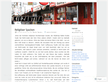 Tablet Screenshot of kiezantifa.wordpress.com