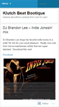 Mobile Screenshot of klutchbeat.wordpress.com