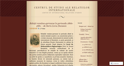 Desktop Screenshot of csricraiova.wordpress.com