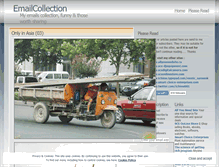 Tablet Screenshot of myemailcollection.wordpress.com