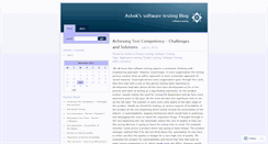 Desktop Screenshot of aboutesting.wordpress.com