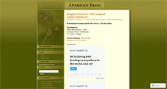 Desktop Screenshot of aparnasblog.wordpress.com