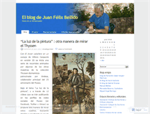 Tablet Screenshot of juanfelixbellido.wordpress.com