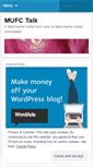 Mobile Screenshot of mufctalk.wordpress.com