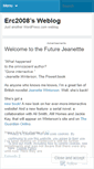 Mobile Screenshot of erc2008.wordpress.com