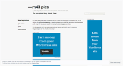 Desktop Screenshot of m43pics.wordpress.com