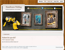Tablet Screenshot of hanifoza.wordpress.com
