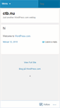 Mobile Screenshot of ctbnu.wordpress.com