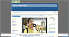Desktop Screenshot of jewishpartner.wordpress.com