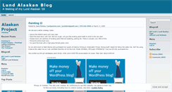 Desktop Screenshot of lundalaskan.wordpress.com