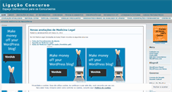 Desktop Screenshot of ligacaoconcurso.wordpress.com