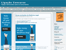 Tablet Screenshot of ligacaoconcurso.wordpress.com