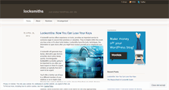 Desktop Screenshot of locksmithsireland.wordpress.com