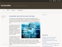 Tablet Screenshot of locksmithsireland.wordpress.com