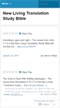 Mobile Screenshot of newlivingtranslationstudy.wordpress.com