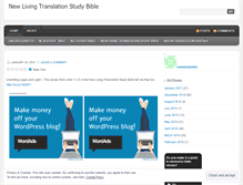 Tablet Screenshot of newlivingtranslationstudy.wordpress.com