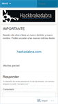 Mobile Screenshot of hackbrakadabra.wordpress.com