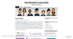 Desktop Screenshot of polilosalpes.wordpress.com