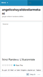 Mobile Screenshot of angelicshayalidostlarmekani.wordpress.com