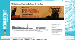 Desktop Screenshot of mediathequehonfleur.wordpress.com