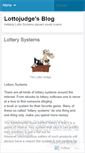 Mobile Screenshot of lottojudge.wordpress.com