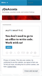 Mobile Screenshot of jdeacosta.wordpress.com