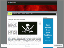 Tablet Screenshot of jdeacosta.wordpress.com