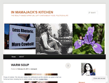 Tablet Screenshot of mamajacks.wordpress.com