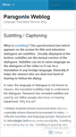 Mobile Screenshot of paragonls.wordpress.com