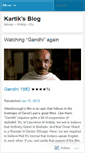 Mobile Screenshot of kartiksingh.wordpress.com