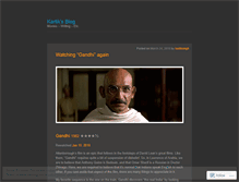 Tablet Screenshot of kartiksingh.wordpress.com