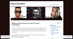 Desktop Screenshot of miguelworldwide.wordpress.com