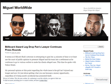 Tablet Screenshot of miguelworldwide.wordpress.com