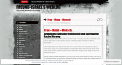 Desktop Screenshot of freundisraels.wordpress.com