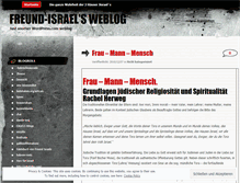 Tablet Screenshot of freundisraels.wordpress.com