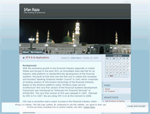 Tablet Screenshot of irfanraza.wordpress.com